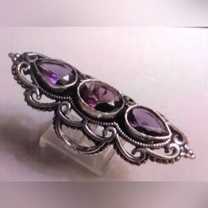 Amethyst 925 Sterling Silver Ring